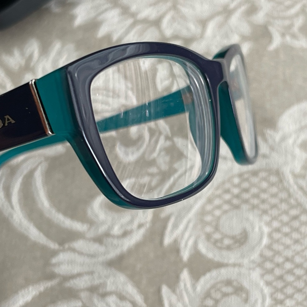 Authentic Prada Navy Teal Frames Glasses - image 6